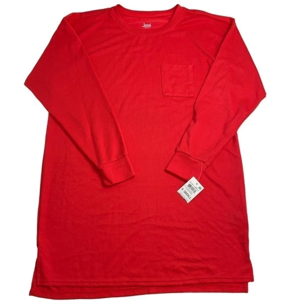 Jenni Super Soft Sleep Shirt Papaya Punch XS New - Picture 2 of 6